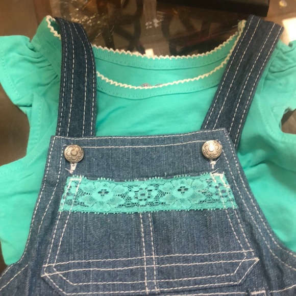 Overall jean dress - Picture 2 of 4